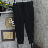 A New Day Womens High-Rise Tapered Ankle Pull-On Joggers 91215403 Black XL