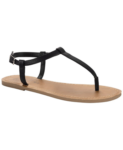 Wild Pair Womens Krisleyy Sandals Thong 10020642900 Black 9M