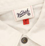 Woolrich X TGT Short Sleeve Western Denim Jean Jumpsuit Cream Off White 10