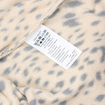 Avenue Womens Tunic Polar Fleece Quarter Zip Pullover Sweatshirt Animal Brown 16