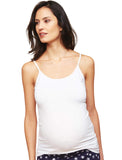 Motherhood Maternity Maternity Scoop Neck Cami Tank 91602-10 White S