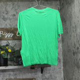 Calvin Klein Fine Gauge Short-Sleeve Lightweight Viscose Sweater Blossom Green L