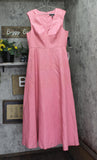 Aidan Mattox by Adrianna Papell Jacquard Ball Gown Dress Summer Rose Pink 16