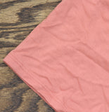 Alfani Womens Crewneck Knit Short Sleeve T-Shirt Top Sunrise Coral Pink L