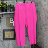 Kasper Womens Plus Size Straight-Leg Pants 10891915 Pink Perfection 22W