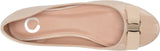 Journee Collection Womens Kim Patent Slip On Ballet Flats Nude Brown 7.5M