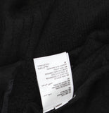 Style & Co. Womens Solid Ribbed Toggle Topper Chunky Fuzzy SC4642501 Black