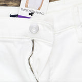 Calvin Klein Jeans Womens Denim Jean Shorts 1751595 White 14