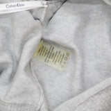 Calvin Klein Womens Cropped Lightweight Open Front Cardigan Gray L