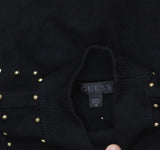 Guess Womens Sleeveless Studded Veronika Sweater Dress D4BK01Z1090 Jet Black XS