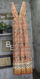 Mango Womens Maxi Woven Flowy Dress Red Paisley US 6 (EUR M)