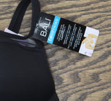 Bali Womens One Smooth U Ultra Light Illusion Neckline Underwire Bra Black 34D