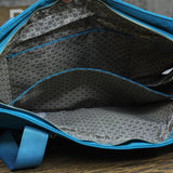 Badgley Mischka Bag Lightweight Packable Travel Tote Bag Aqua Blue One Size