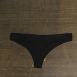 Hanro Womens Cotton Sensation Thong 71402 71402 Black L