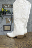 Wild Fable Kenzi Western Boots with Memory Foam Insole Ivory Off White 6.5M