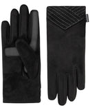 Isotoner Signature Womens Stretch Microsuede Gloves 554M1 Black L/XL