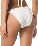 Michael Michael Kors Womens String Tie Bikini Bottom MM92314 White XS