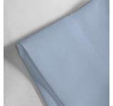 Purity Home Organic 100% Cotton 4-Piece Bed Sheets Set Light Blue Full