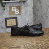 Arezzo Women's Leather Emma Loafers Black 9.5B
