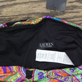 Lauren Ralph Lauren Paisley-Print High-Waist Bikini Bottom Black Paisley 10