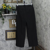 Karl Lagerfeld Womens High-Waist Wide-Leg Pants G47PN31A Black 8