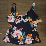 Kona Sol Women's Floral Knot Tankini Top AFL62T