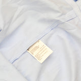 INC International Concepts Satin Short Sleeve Pajama Shirt Pale Spring Blue S