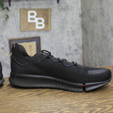 Unos By Sz Woven Lace Low Top Sneakers Black Mens 12.5-13.5 (Womens 14M-15M)