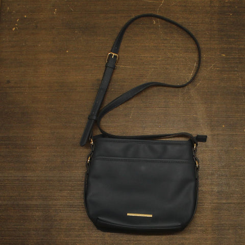Rosetti Faux Leather Adjustable Crossbody Shoulder Purse Dark Blue One Size