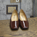 Sacha Too Womens Vintage Block Heels 1673edcfa1f5d1 Brown 6B