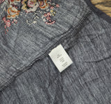 Gypsies & Moondust Juniors  Mirror Print Tunic Tank Gray Multi XL