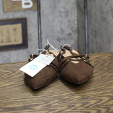 A New Day Womens Twiggy Multi Buckle Mini Heel Flats 94303758 Brown 7.5M