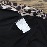 Swim Solutions Size Knotted Flyaway Fauxkini One-Piece Swimsuit Brown Animal 20W