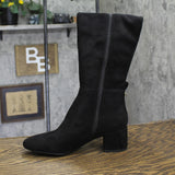 Michael Kors Braden Mid Riding Over-The-Knee Boots 40F2BNMBES Black 5.5M
