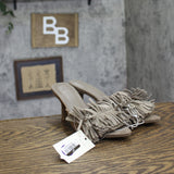 A New Day Womens Lyra Heels Fringe 94659228 Taupe Gray 6M