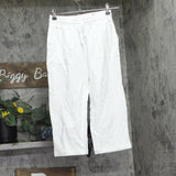 Karen Scott French Terry Capri Pants 100140999PT White PP