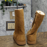 Cat & Jack Girls Natalia Shearling Style Boots 88435465 Cognac Brown 3