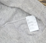 Charter Club Women's Cashmere L'Amour Embroidered Crewneck Sweater Gray M