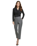 DKNY Women's Essex Mini Check Skinny Pants UI2PG401