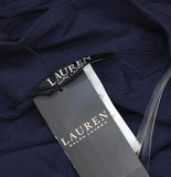 Lauren Ralph Lauren Beach Swim Cover-Up Tunic with Side Slits Dark Navy Blue 1X