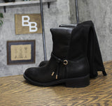 Style & Co. Womens Verrlee Faux Leather Knee-High Boots 10017862900 Black 6M