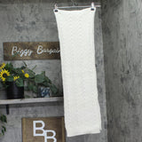 Style & Co. Solid Cable Knit Scarf Cozy SC9542505 Ivory Off White