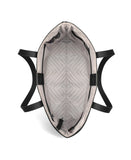 Champs Onyx Collection Leather Vertical Tote Black One Size