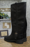 A New Day Womens Hattie Boots Faux Leather 94637544 Black 7.5M