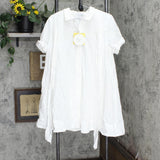 Private Label Women's Eyelet Shirtdress 78803338 White XL