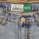Aeropostale Mens Vintage Y2K Essex Straight Leg Jeans Light Blue 28x28