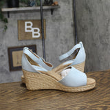 Style & Co Espadrille Wedge Sandals with Ankle Strap 10004896400 Dream Blue 9W