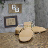 A New Day Womens Goldie Heels Strappy Block Heel Sandals Gold Yellow 10M