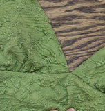 Andie Womens The Lanikai One Piece Textured Swimsuit AO574 Gecko Green M