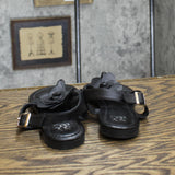 New York And Company Women's Aurelia Floral Sandals 936-4229 Black 6.5M